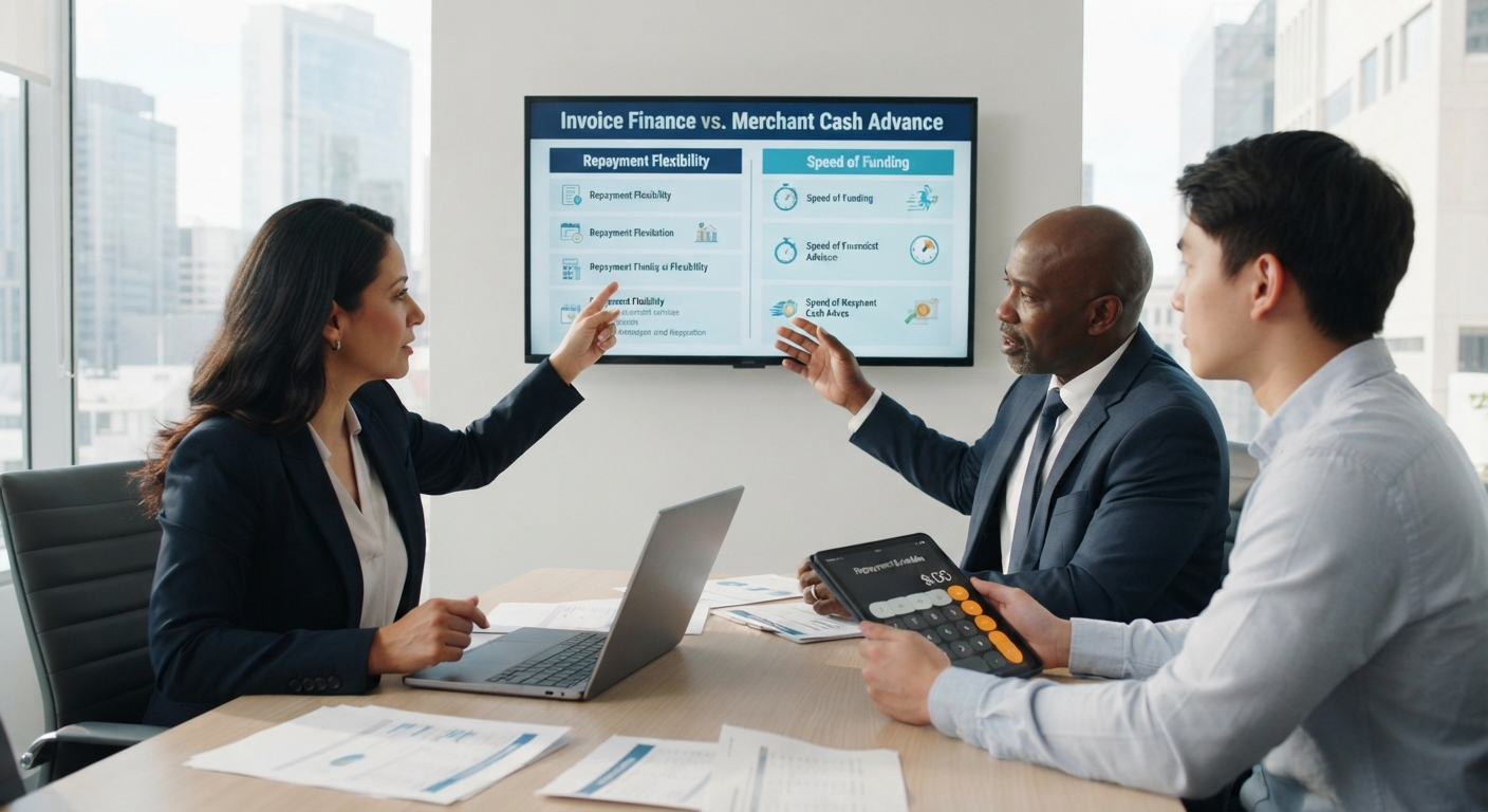Invoice Finance vs Merchant Cash Advance featured image